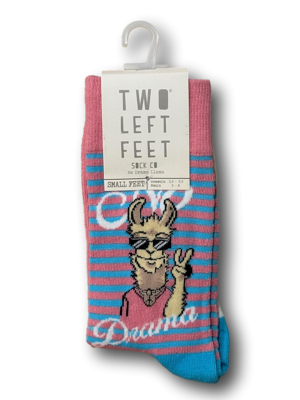 3/$15 "No Drama" Llama Funny Novelty Crew Socks - NWT